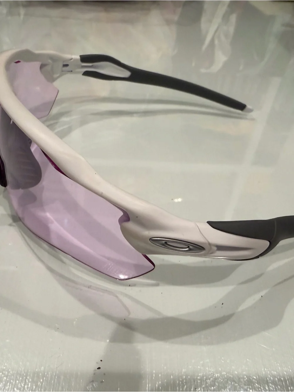 Oakley white and black Sports Sunglass Frame with Case